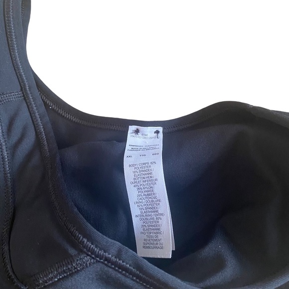 Nike Black Swoosh Sports Bra Women's XXL - Picture 2 of 3
